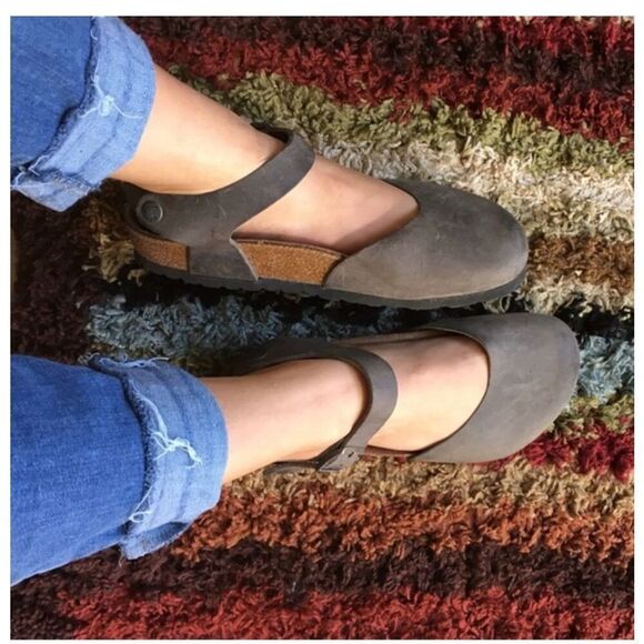 Birkenstock Women’s Messina Mary Jane Nubuck Leather Pink Mauve RARE HTF - Picture 12 of 16